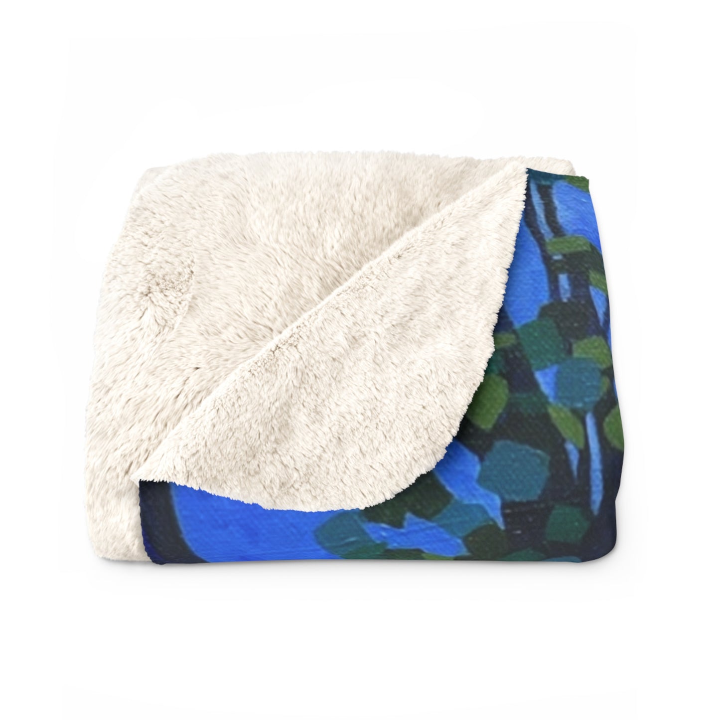 Night On The River Sherpa Blanket