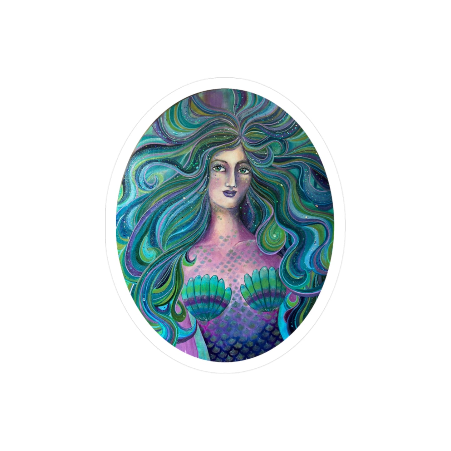 Mermaid sticker