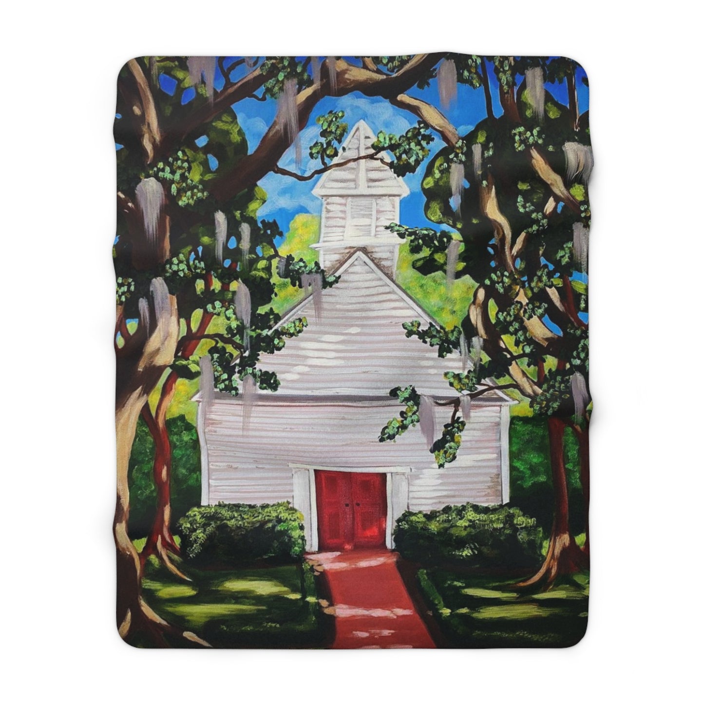 Swamp Church Sherpa Blanket