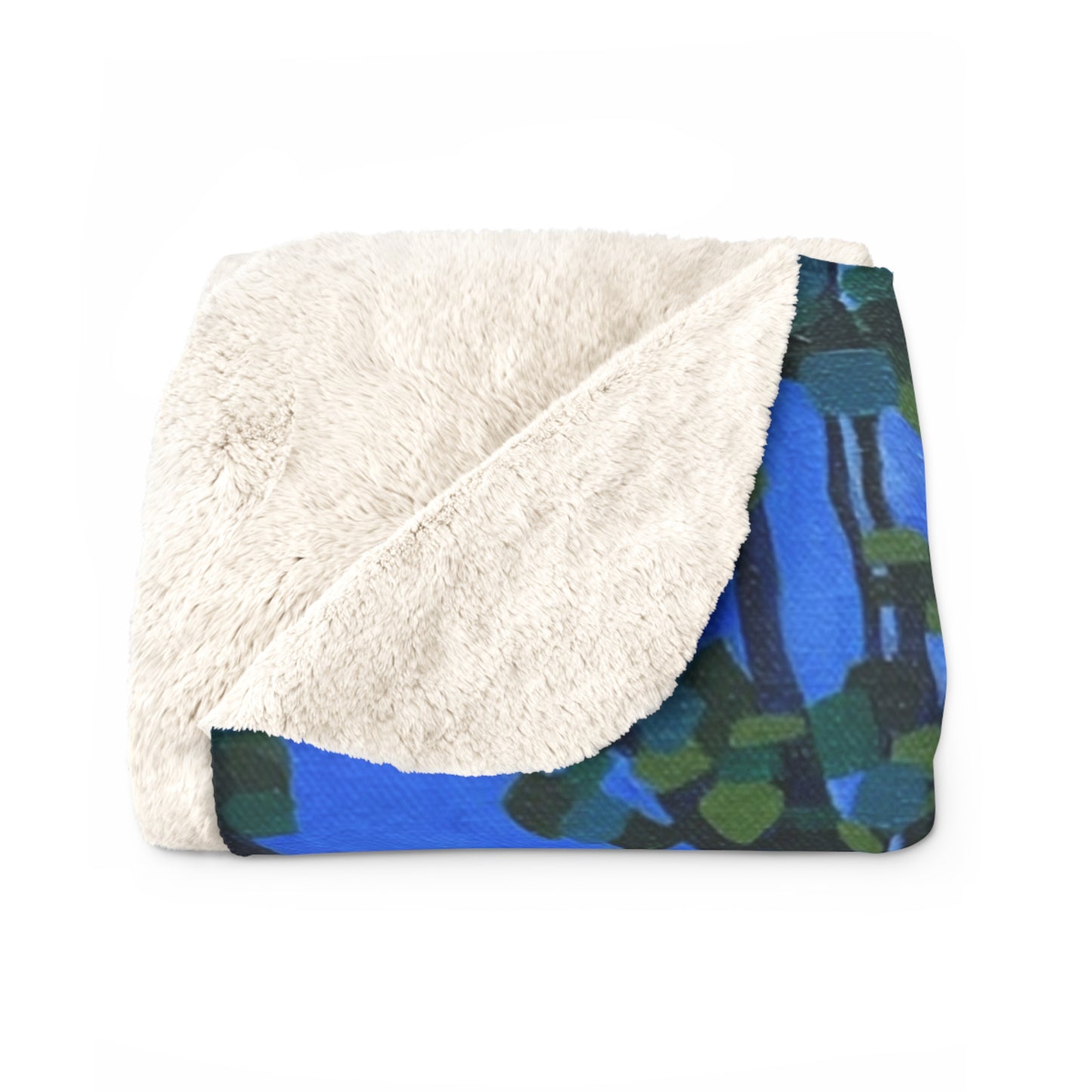 Night On The River Sherpa Blanket