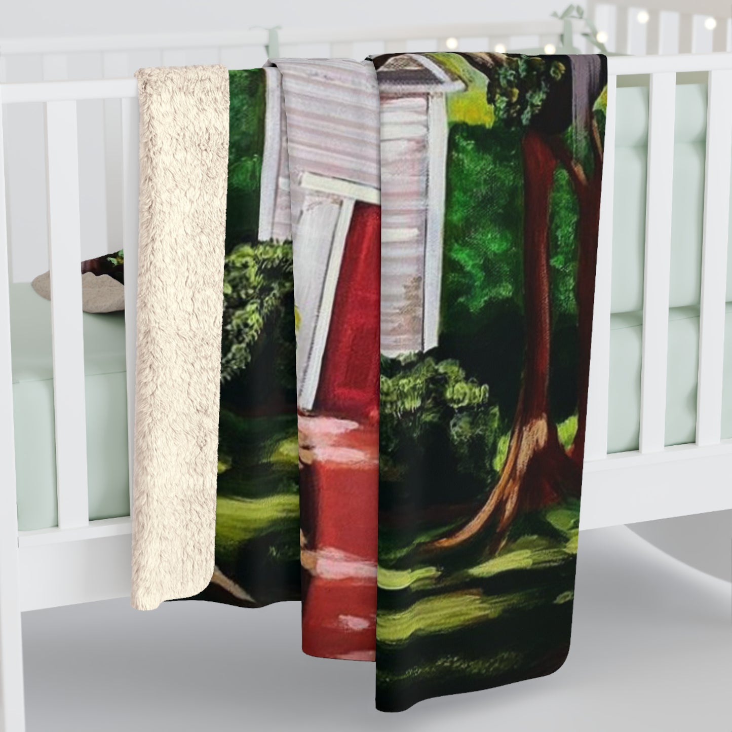 Swamp Church Sherpa Blanket