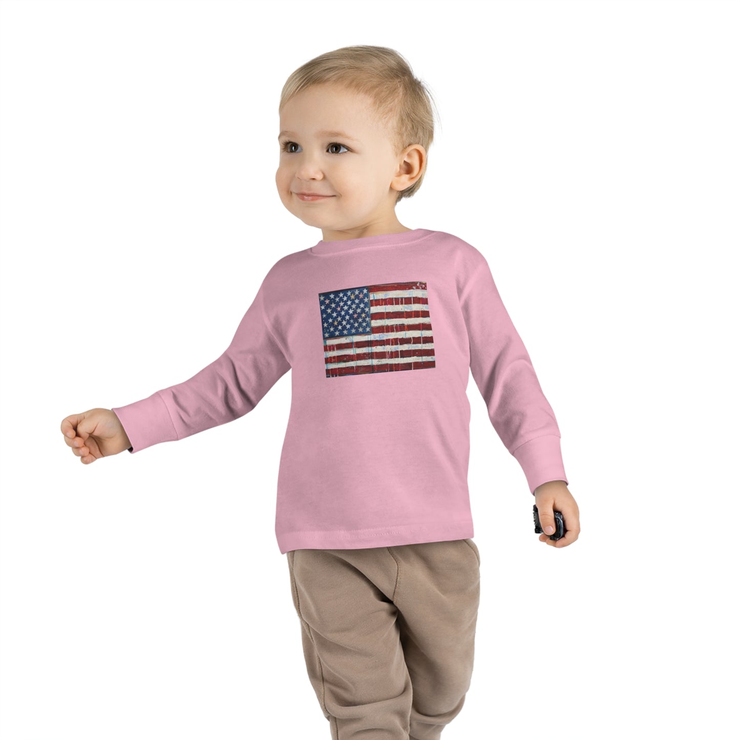 Toddler Long Sleeve Tee 'Merica