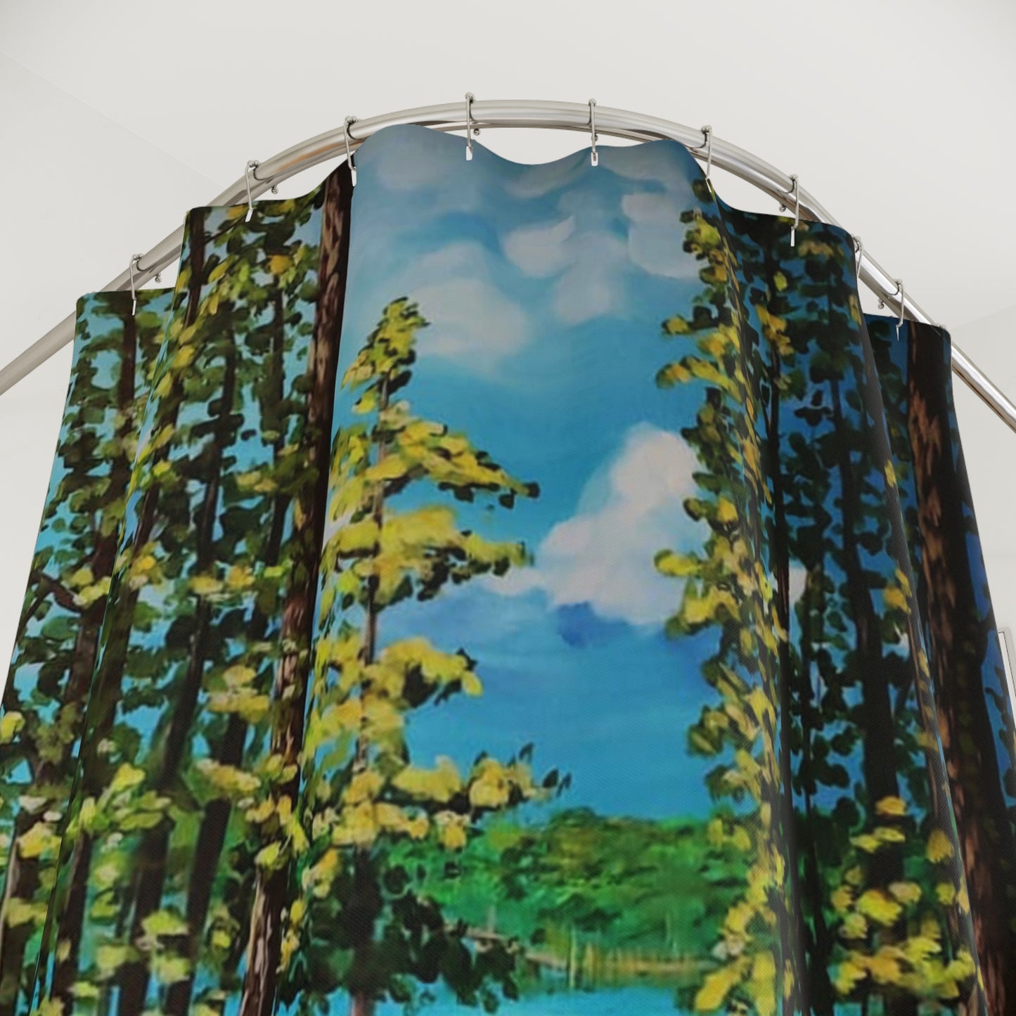 Path To Paradise Shower Curtain