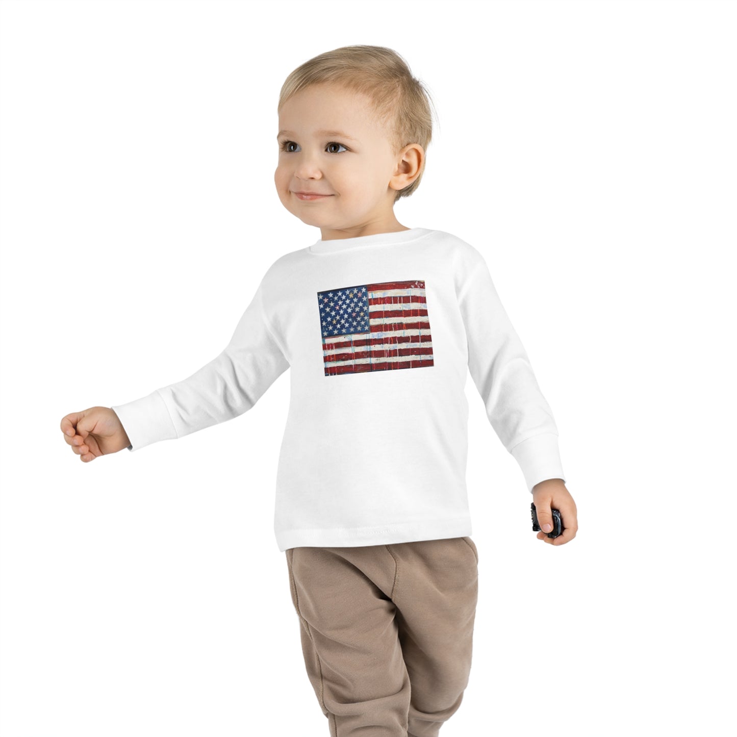 Toddler Long Sleeve Tee 'Merica