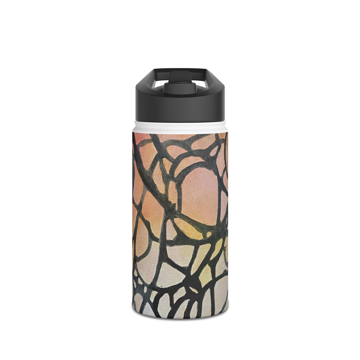 Stainless Steel Water Bottle, Inky Webs