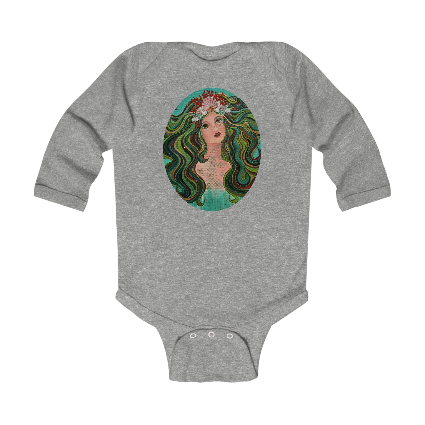 Mermaid Infant Long Sleeve.