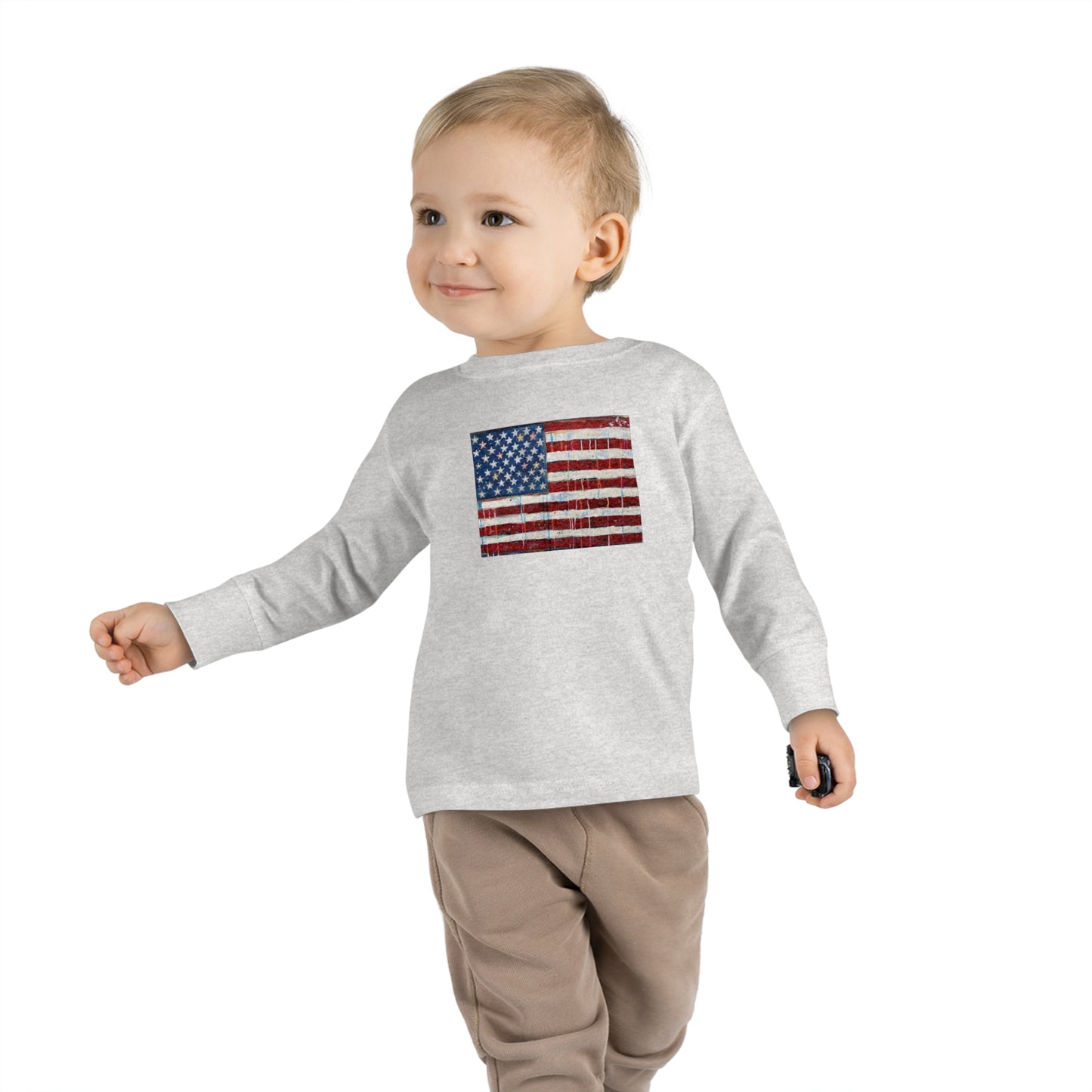 Toddler Long Sleeve Tee 'Merica