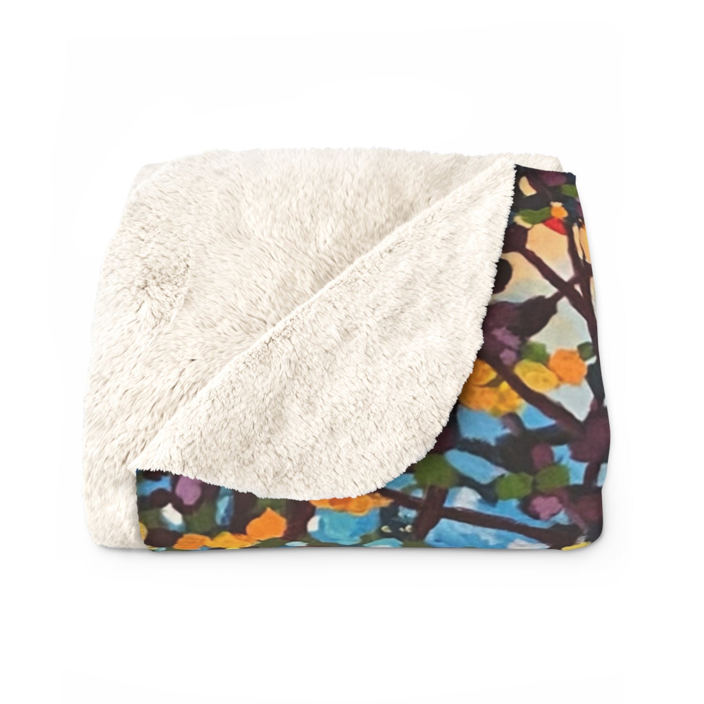 Forest for Trees Sherpa Blanket