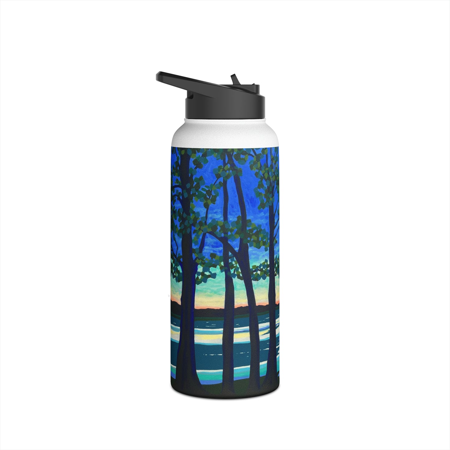 Stainless Steel Water Bottle, Nights On The River