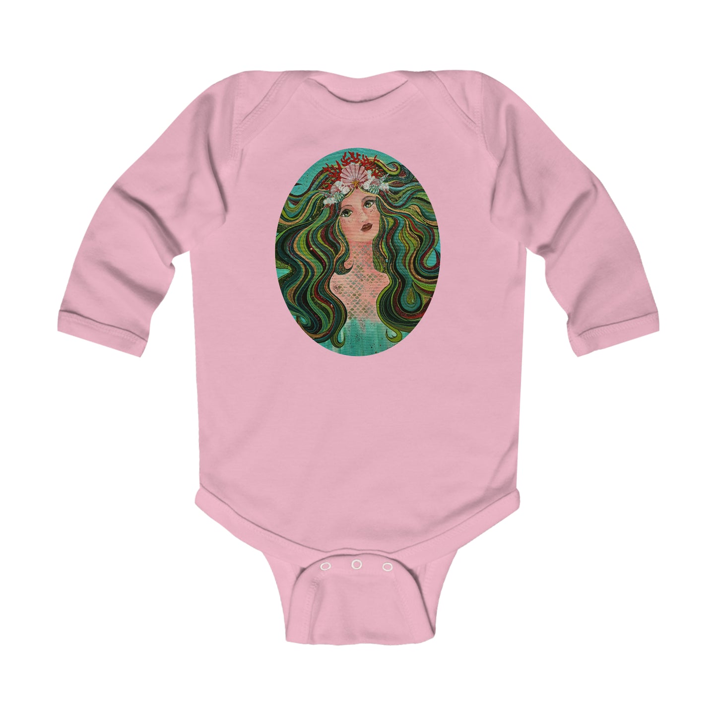 Mermaid Infant Long Sleeve.