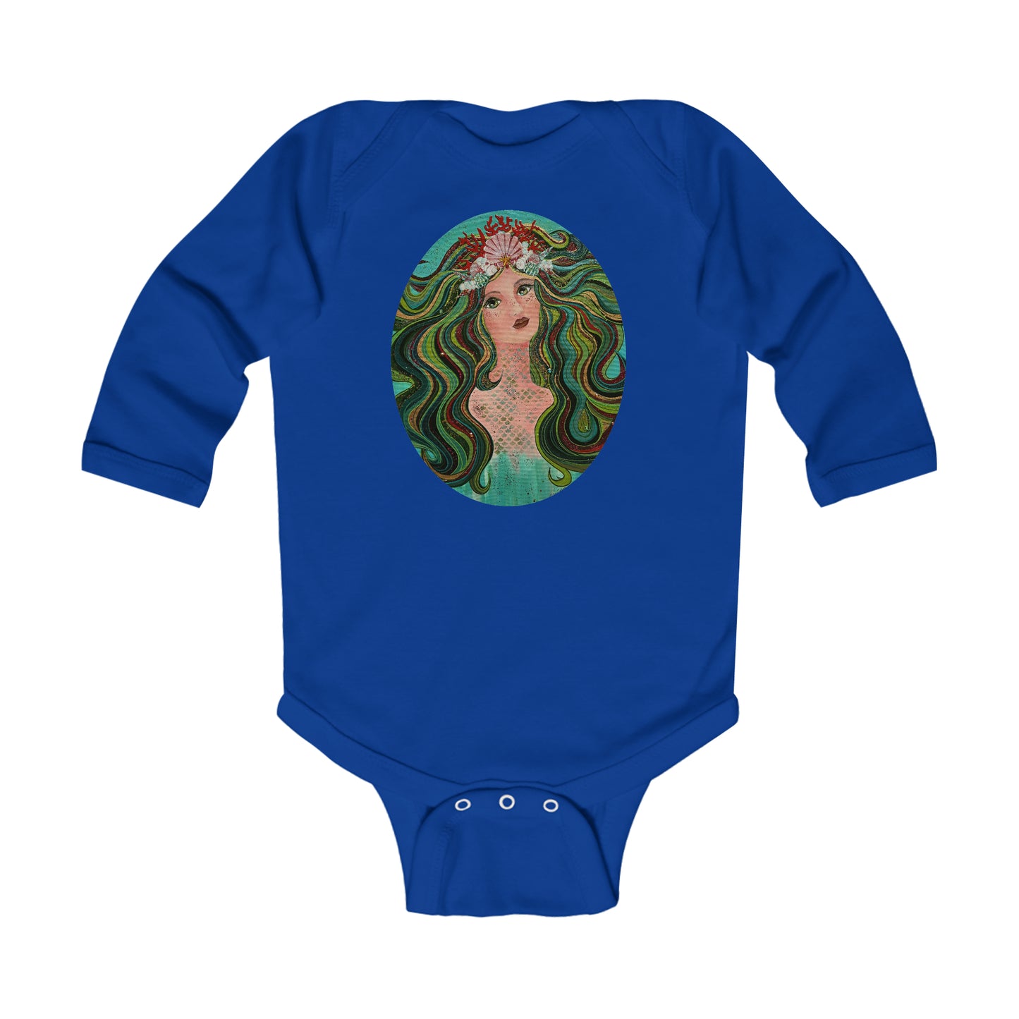 Mermaid Infant Long Sleeve.