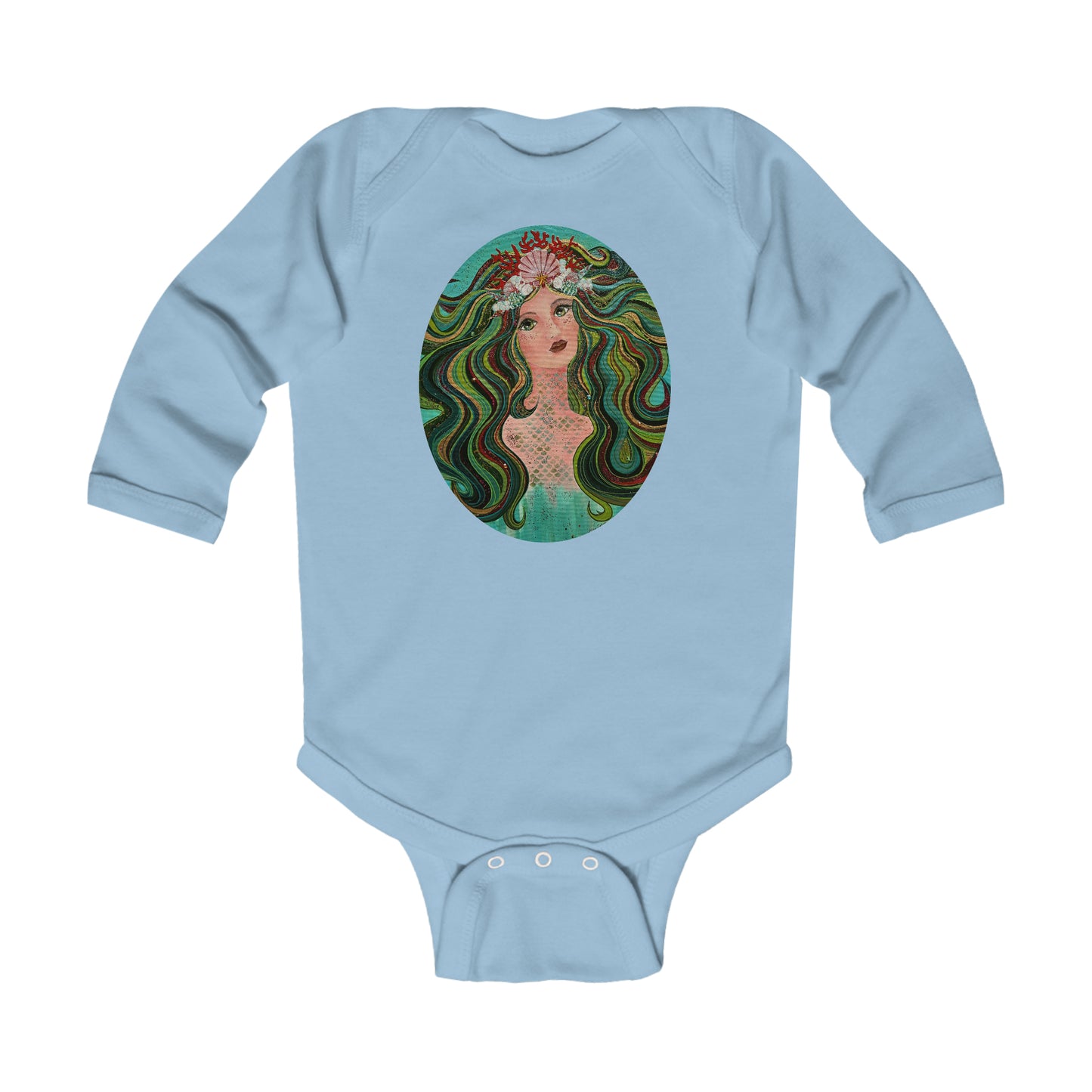 Mermaid Infant Long Sleeve.