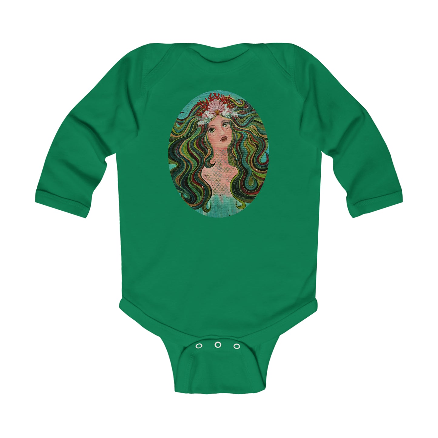 Mermaid Infant Long Sleeve.