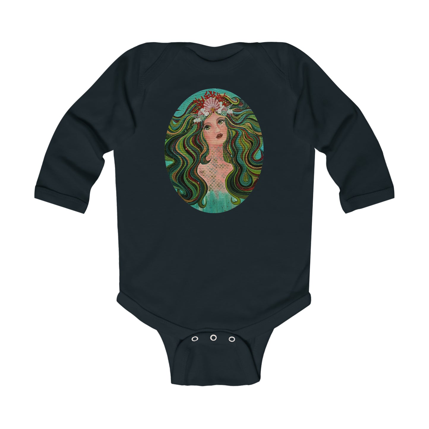 Mermaid Infant Long Sleeve.