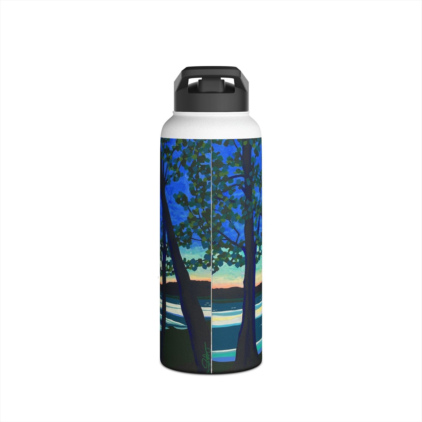 Stainless Steel Water Bottle, Nights On The River