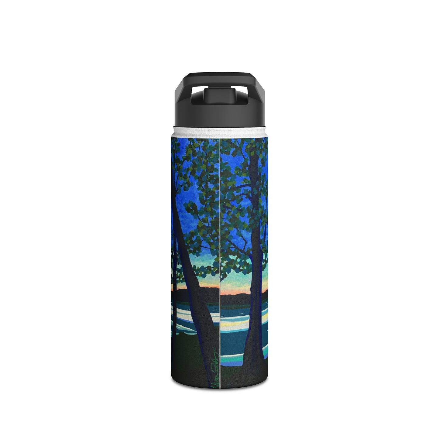 Stainless Steel Water Bottle, Nights On The River