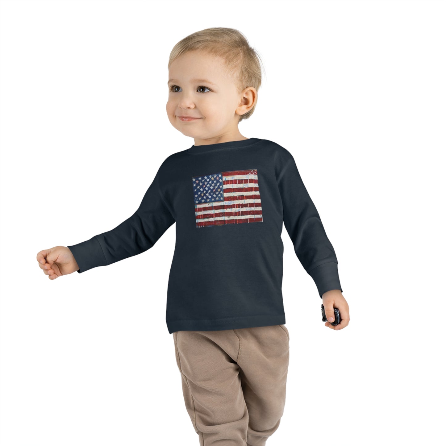 Toddler Long Sleeve Tee 'Merica