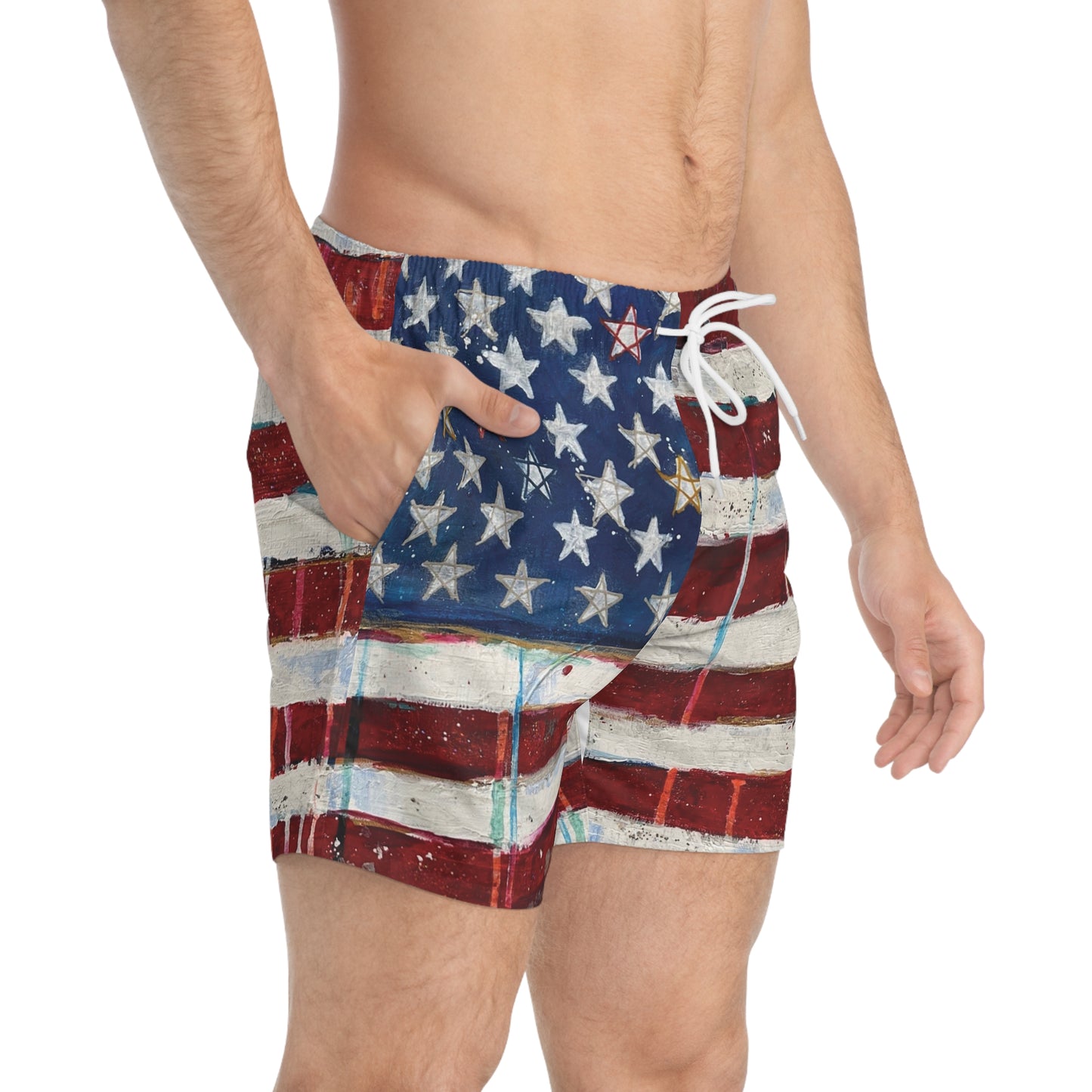 'Merica Swim Trunks