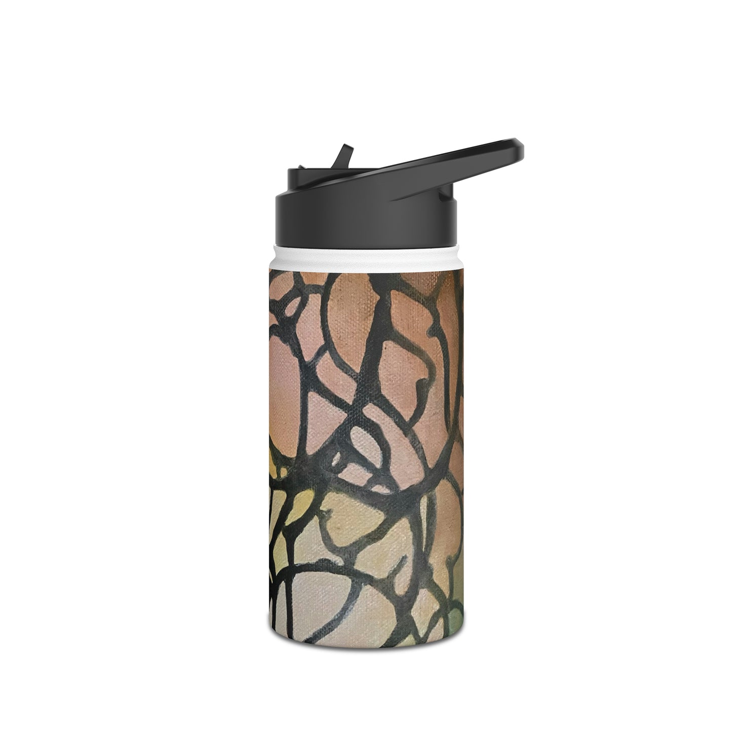 Stainless Steel Water Bottle, Inky Webs