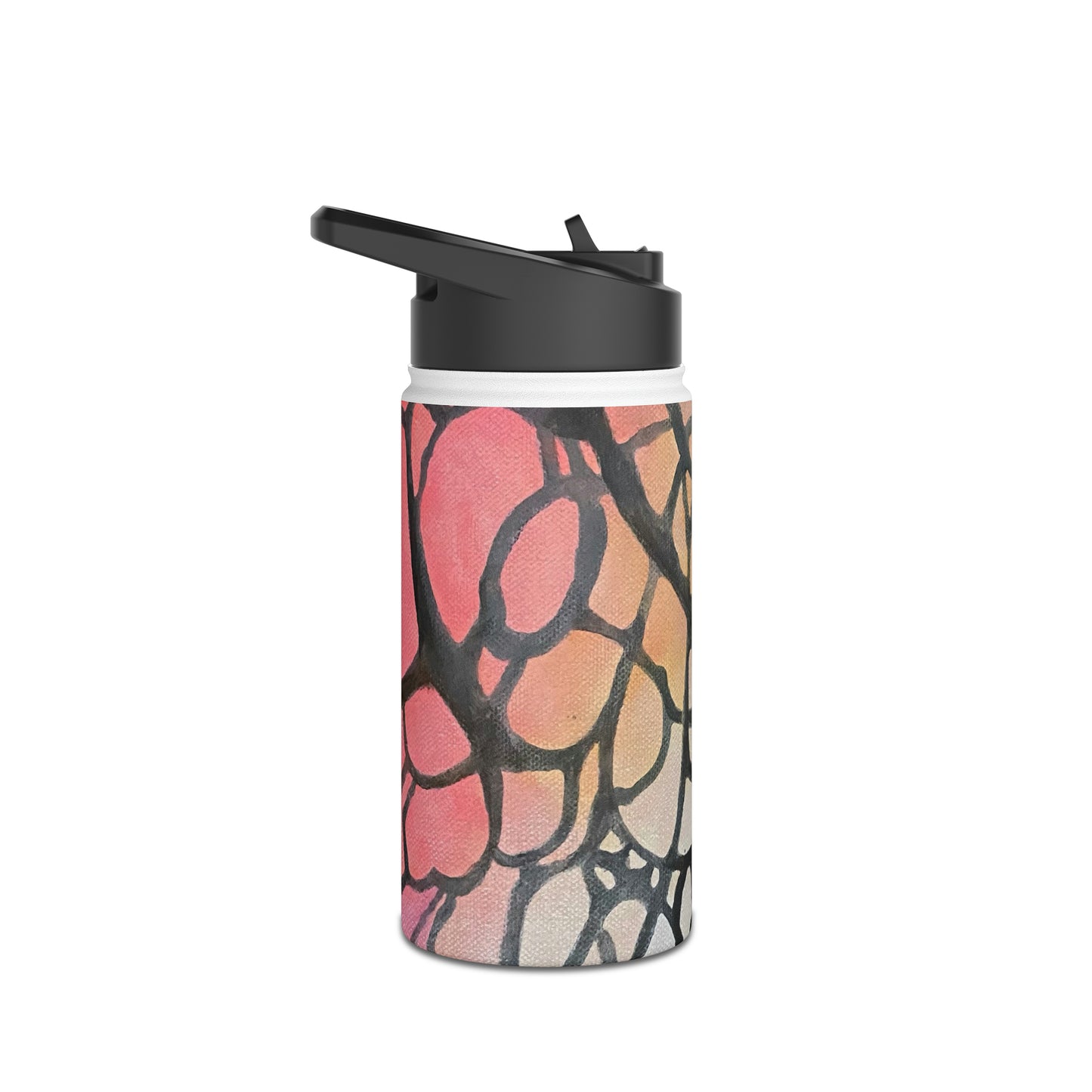 Stainless Steel Water Bottle, Inky Webs