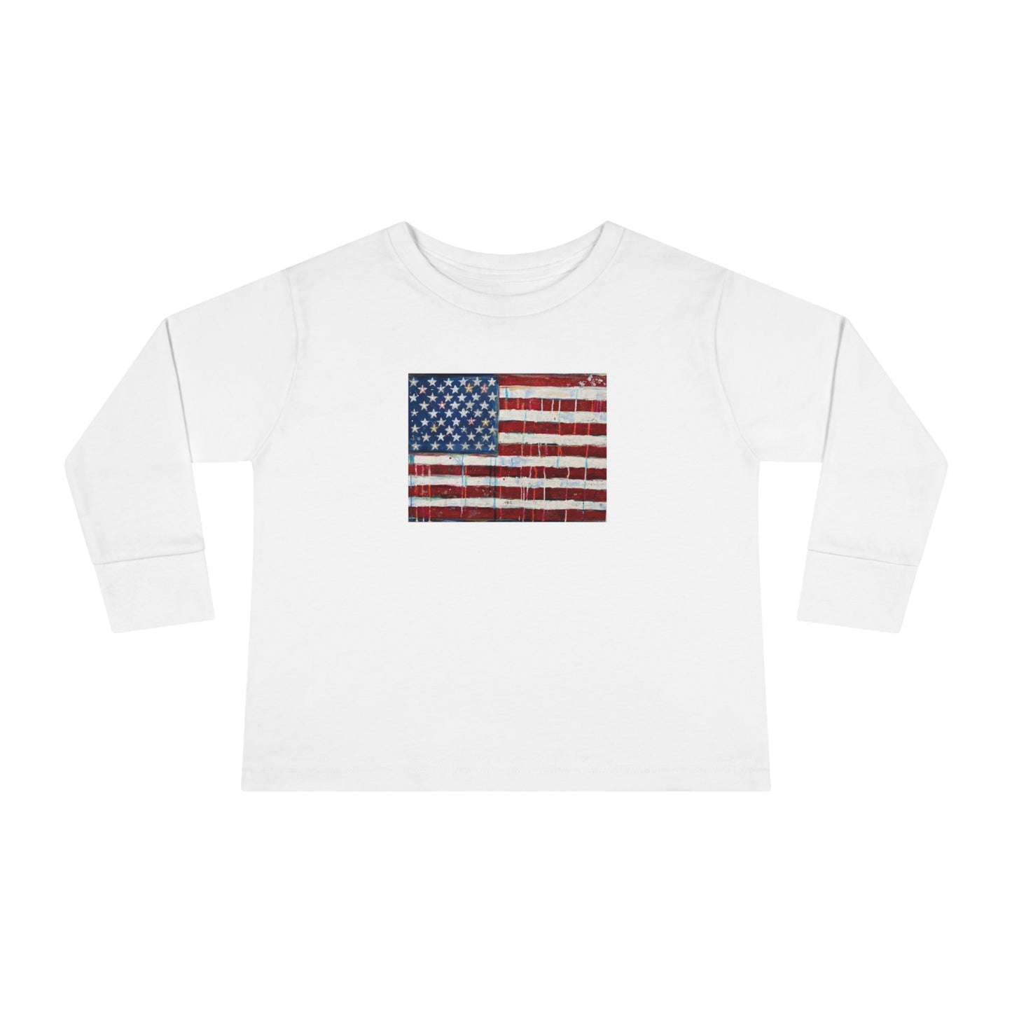 Toddler Long Sleeve Tee 'Merica