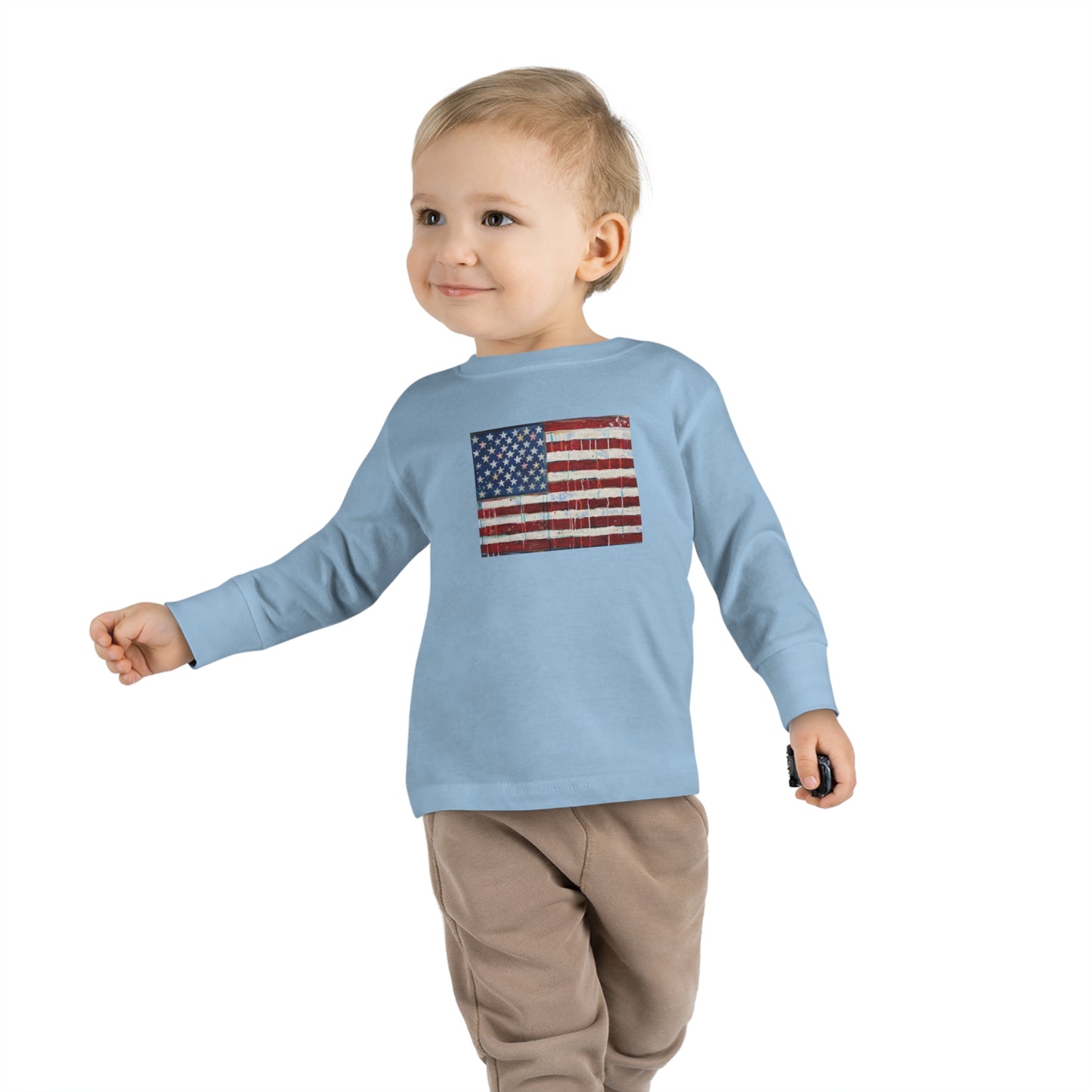 Toddler Long Sleeve Tee 'Merica