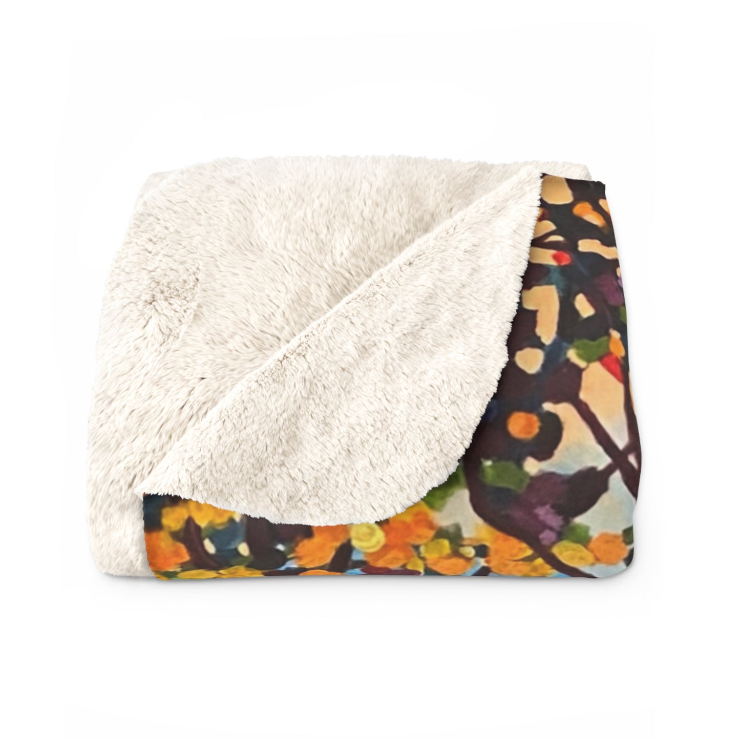 Forest for Trees Sherpa Blanket