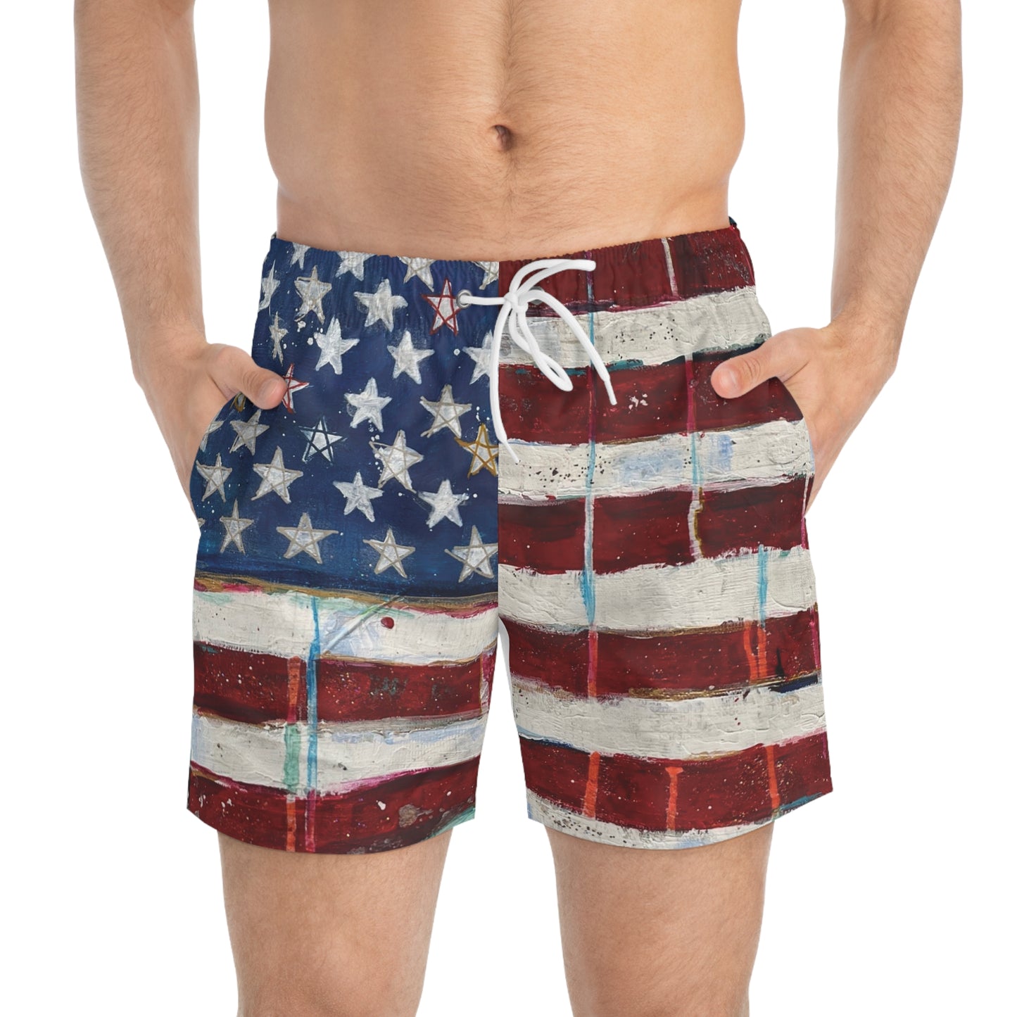 'Merica Swim Trunks