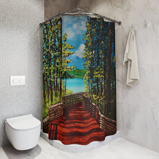 Path To Paradise Shower Curtain