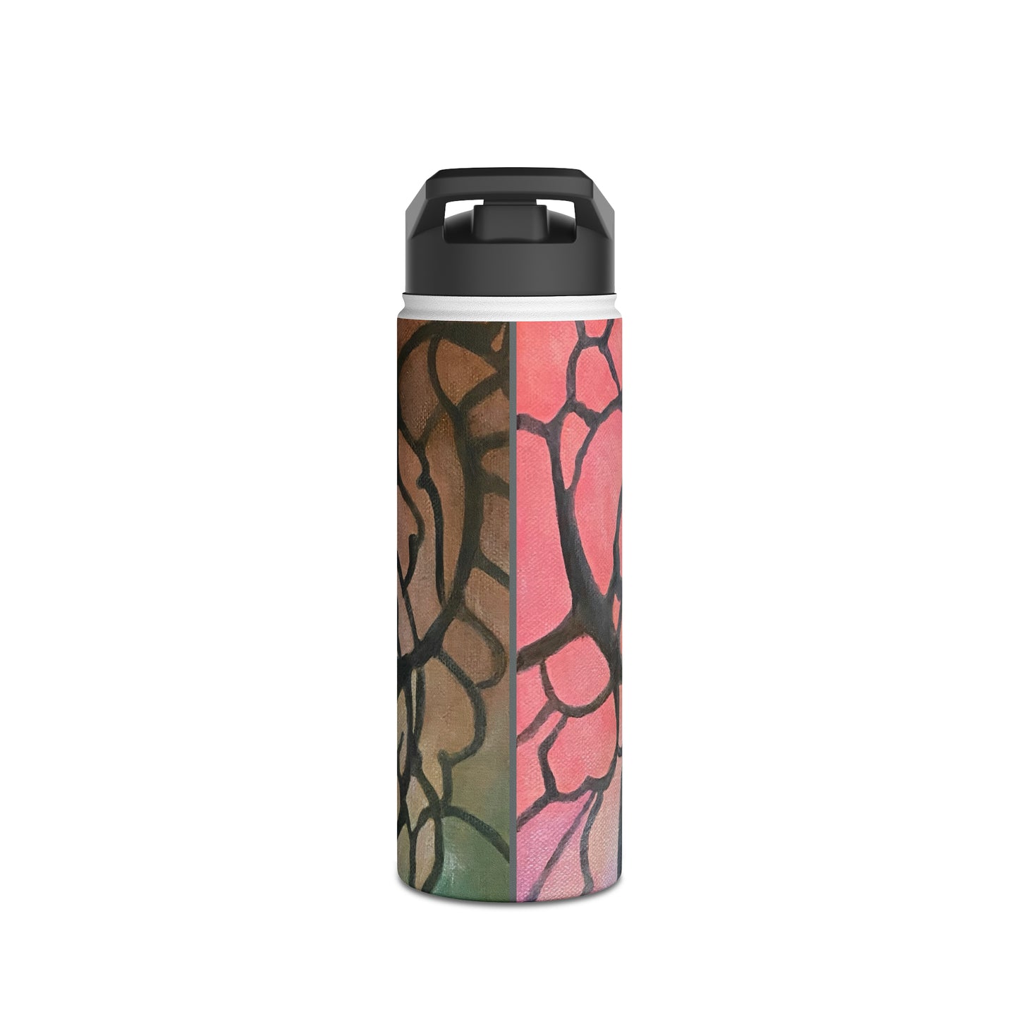 Stainless Steel Water Bottle, Inky Webs