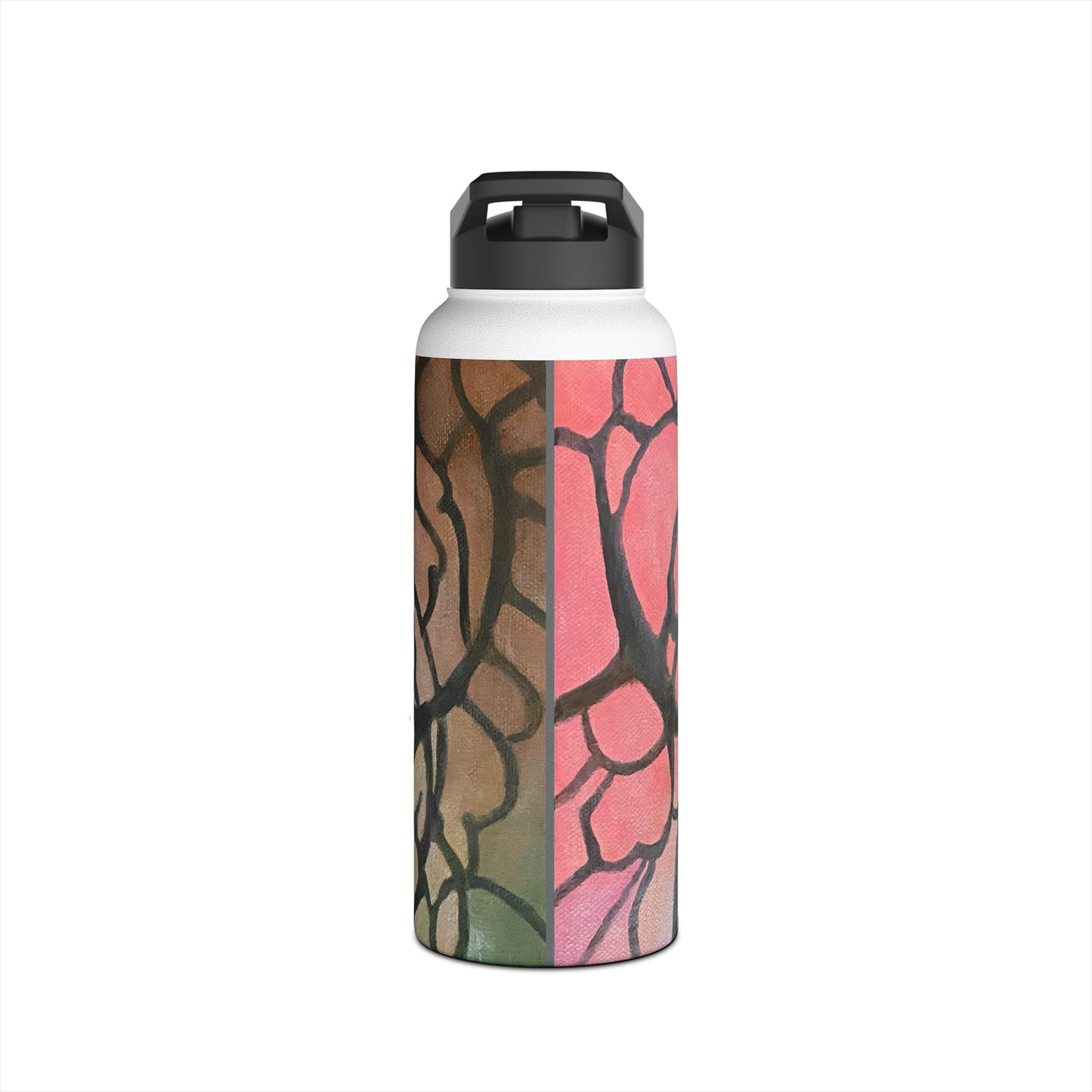 Stainless Steel Water Bottle, Inky Webs